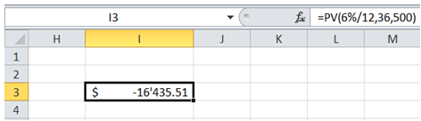 excel net present value of investment