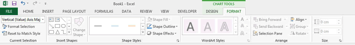 chart tool format